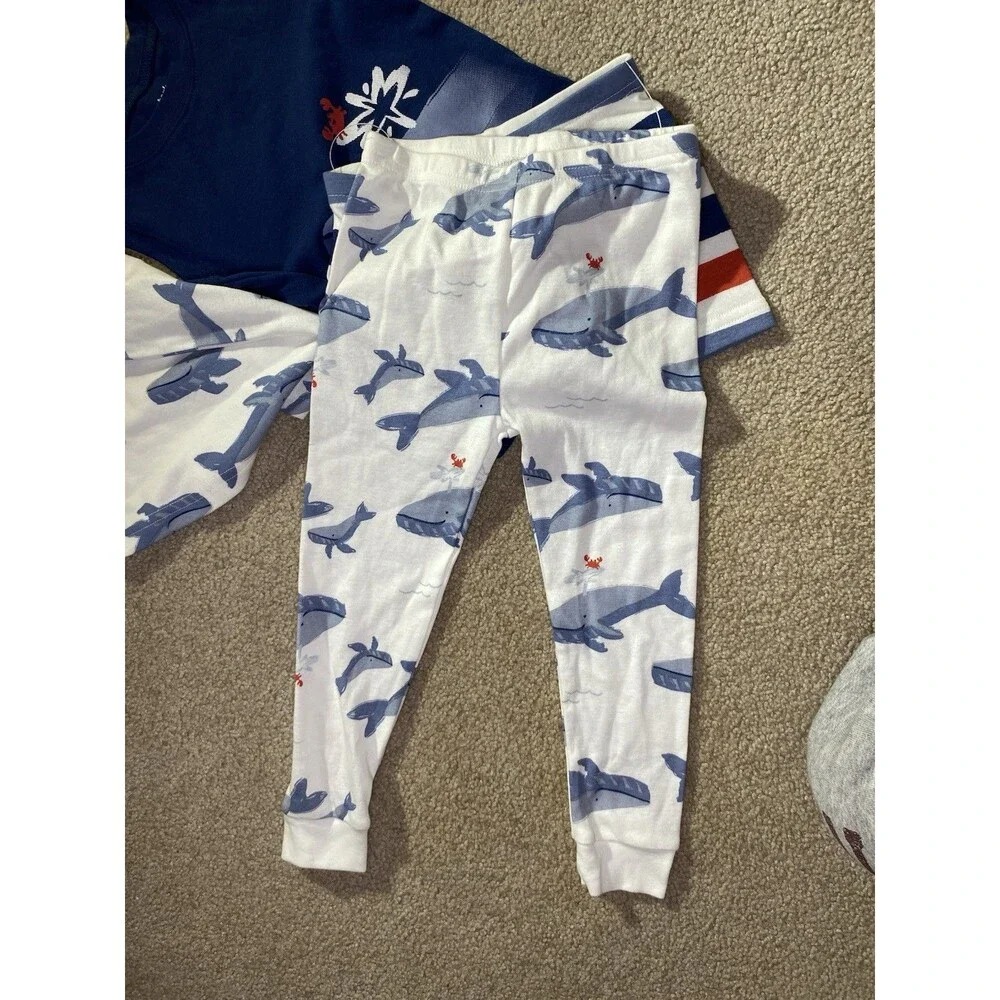 Carter’s Just One You Whale Pajamas 4pc Set 2T NWT